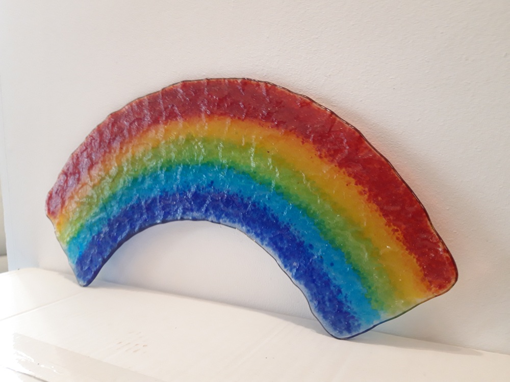 regenboog glas herinneringsbeeld