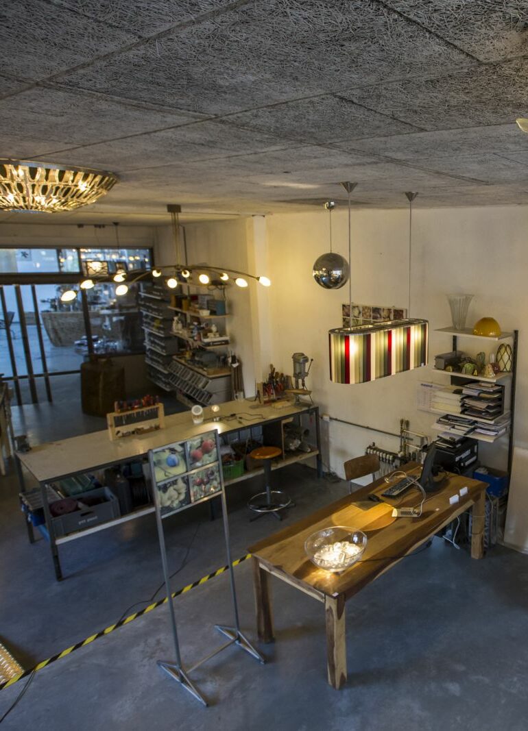 glasstudio en werkplaats